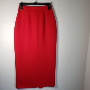 Mirage Collection Women's Red Skirt size 4P